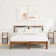 vidaXL Sängbord 2 pcs Gammalt trä 25,5 x 22 x 49,5 cm Konstruerat trä