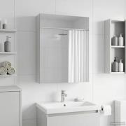 vidaXL Badrumsspegelskåp Vit 50 x 14,5 x 70 cm Konstruerat trä