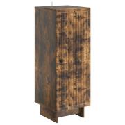 vidaXL Skåp Rökt Ek 33 x 34,5 x 90 cm Konstruerat trä