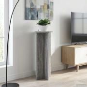 vidaXL Växtställ 2 pcs Grå sonoma-ek Ø40 x 100 cm Konstruerat trä