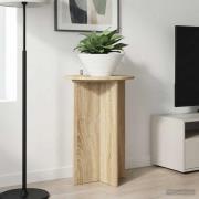 vidaXL Växtställ 2 pcs Sonoma-ek Ø40 x 60 cm Konstruerat trä