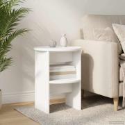 vidaXL Sidokabinett 2 pcs Vit Ø40 x 50 cm Konstruerat trä