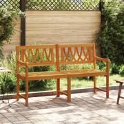 vidaXL Utomhusbänk Naturlig 150 x 55,5 x 90 cm Massivt Akaciaträ