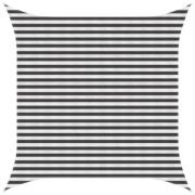 vidaXL Solsätt segel Antracit och vitt 3,6 x 3,6 m HDPE