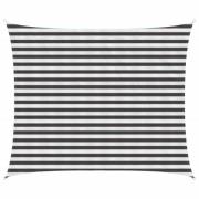 vidaXL Solsätt segel Antracit och vitt 2,5 x 4 m HDPE