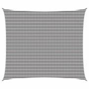 vidaXL Solsätt segel Antracit och vitt 6 x 8 m HDPE