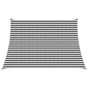 vidaXL Solsätt segel Antracit och vitt 4 / 5 x 3 m HDPE