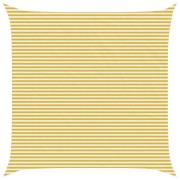 vidaXL Solsätt segel Gul och Vit 7 x 7 m HDPE