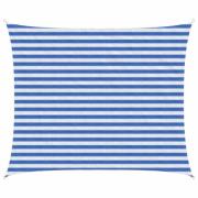 vidaXL Solsätt segel Blå och Vit 2,5 x 4 m HDPE