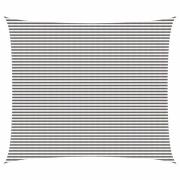 vidaXL Solsätt segel Ljusgrå och vit. 6 x 8 m HDPE