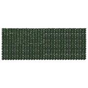 vidaXL Balkongskärm med löv Mörkgrön 400 x 150 cm Polyeten och tyg