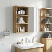 vidaXL Badrumsväggskåp Artisan Ek 30 x 10 x 50 cm Konstruerat trä
