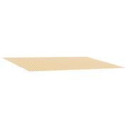 vidaXL Ersättningsmarkis tyg Gul och Vit 600 × 300 cm