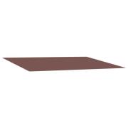 vidaXL Ersättningsmarkis tyg Brun 450 × 300 cm