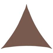 vidaXL Solsätt segel Brun 2 x 2 x 2 m HDPE