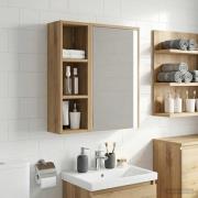 vidaXL Badrumsväggskåp Artisan Ek 20 x 16 x 62,5 cm Konstruerat trä