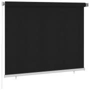vidaXL Rullgardin utomhus 180x140 cm svart