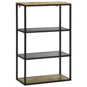 vidaXL Bokhylla 70 x 35 x 110 cm Massivt Mangoträ