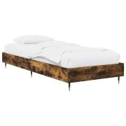 vidaXL Sängram Rökt ek 80 x 200 cm Konstruerat trä