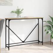 vidaXL Konsolbord Artisan Ek 102 x 23 x 75 cm Konstruerat trä