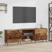 vidaXL TV-skåp Gammalt trä 150 x 30 x 50 cm Konstruerat trä