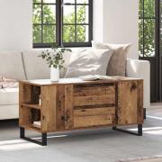 vidaXL Kaffeebord Gammalt trä 102 x 44,5 x 50 cm Konstruerat trä