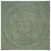 vidaXL Områdesmattor Olivgrön 240 x 240 cm Jute