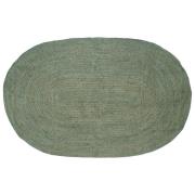 vidaXL Områdesmattor Olivgrön 205 x 305 cm Jute
