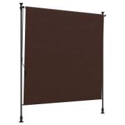 vidaXL Utomhus rullgardin Brun 120 x 270 cm