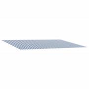 vidaXL Markisväv Blå och Vit 400 x 200 cm Polyester
