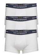 Emporio Armani Mens Knit 3-Pack Trunks Vit