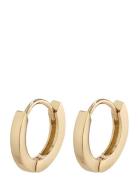 Pilgrim Arnelle Huggie Hoop Earrings Guld