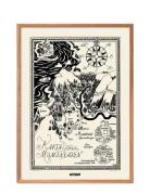 Moomin X Pstr Studio - Map Of Moomin Valley Ii Home Decoration Posters...