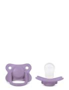 Filibabba 2-Pack Pacifiers - Fresh Violet +6 Months Lila