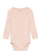 Copenhagen Colors Rib Jersey Long Sleeve Body Rosa