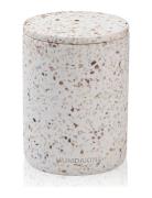 Lucca - Terrazzo Vase W. Lid Home Decoration Vases Multi/patterned Hum...