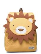 Happy Sammies Backpack L Lion Lester Ryggsäck Väska Yellow Samsonite