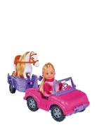 Evi Love Jeep & Horse Trailer Toys Dolls & Accessories Dolls Multi/pat...