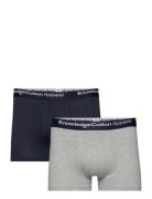 Knowledge Cotton Apparel 2-Pack Underwear - Gots/Vegan Marinblå