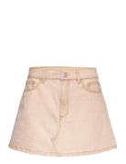 HOLZWEILER Pluto Denim Skirt Beige