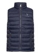 U.S. Polo Assn. Lightweight Quilted Gilet Marinblå