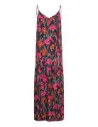 GANT Maxi Strap Printed Dress Blå