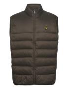 Lyle & Scott Wadded Gilet Brun