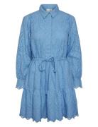 YAS Yasholi Ls Belt Dress S. Blå