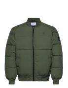 Calvin Klein Jeans Commercial Bomber Jacket Khaki Green