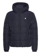 Superdry Hooded Sports Puffr Jacket Marinblå