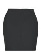 Calvin Klein Heavy Viscose Mini Skirt Svart