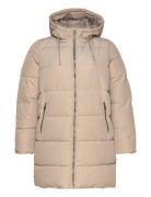 ONLY Carmakoma Carnewdolly Long Puffer Coat Otw Beige