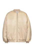 Bzr Montana Bomber Jacket Beige