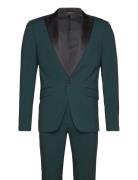 Lindbergh Responsibly Made Stretch Tuxedo Sui Khaki Green